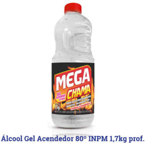 ALCOOL GEL 80 ACENDEDOR           (FR COM1.7LTS) em Pinhalzinho SP