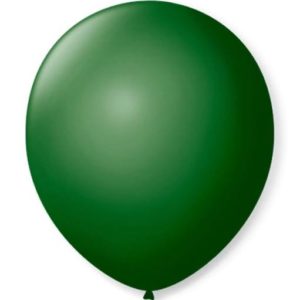 BALÃO 7 LISO VERDE FOLH (PC COM50)