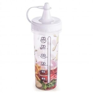 BISNAGA PARA MOLHOS DECORADA NATURAL  280ML em Pinhalzinho SP