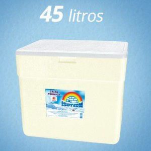 CAIXA DE ISOPOR   45 LTS 462X370X413 COMpaRALARG/ALT em Pinhalzinho SP