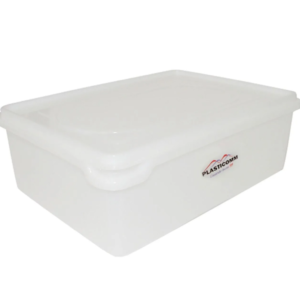 CAIXA PLAST EMPILHÁVEL COM TAMPA 11L 40X29X13CM (0430) em Pinhalzinho SP