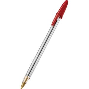 CANETA BIC CRISTAL DURA+ VERME  (CX COM50)