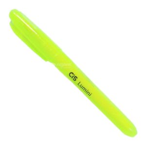 CANETA MARCA TEXTO GEL CIS LUMINI AMARELA