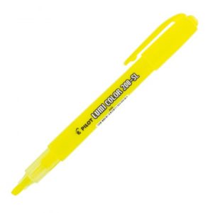 CANETA MARCA TEXTO LUMICOLOR COMUM AMARELA