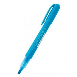 CANETA MARCA TEXTO LUMICOLOR COMUM AZUL