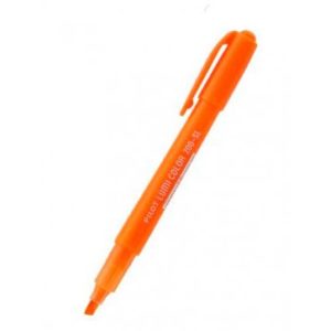 CANETA MARCA TEXTO LUMICOLOR COMUM LARANJA