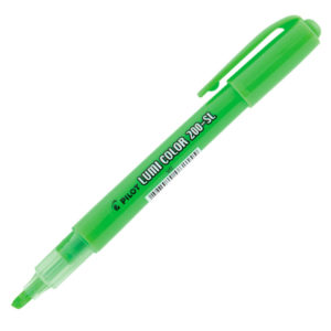 CANETA MARCA TEXTO LUMICOLOR COMUM VERDE