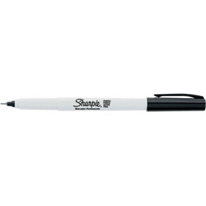 CANETA MARCADOR PERMANENTE SHARPIE FINA PRETA
