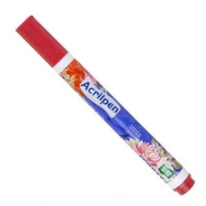 CANETA PARA TECIDO VERMELHO FOGO