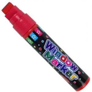 CANETA PARA VIDRO WINDOW MARKER VERMELHO