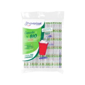 CANUDO STRAWPLAST BIODEGRADÁVEL SACHÊ SHAKE 8MM (PCT COM 100) 872