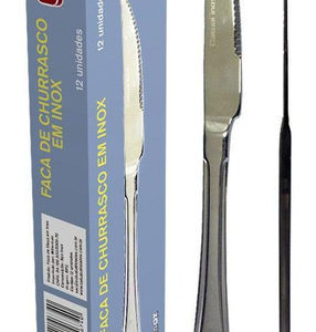 CATUAI - FACA DE CHURRASCO EM INOX (CX COM12) em Pinhalzinho SP