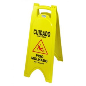 CAVALETE SINALIZAÇÃO PISO ESCORREGADIO em Pinhalzinho SP