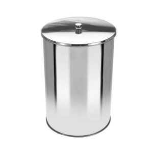 CESTO INOX 9,10 LTS COM TAMPA NORMAL
