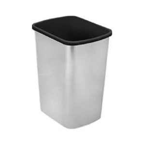 CESTO PARA LIXO 10 LTS PLÁSTICO (TIPO INOX) em Pinhalzinho SP