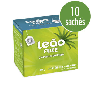 CHÁ MATE LEÃO COM CIDREIRA SACHÊ COM 10