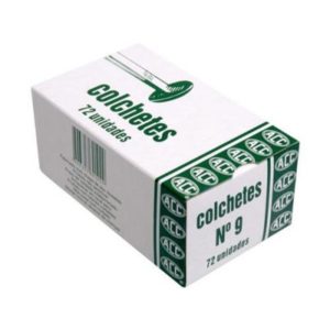 COLCHETE LATONADOS N.09 (CX COM72) em Pinhalzinho SP