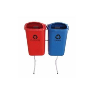 CONJUNTO PARA COLETA SELETIVA DE 40L COM 02 CESTOS em Pinhalzinho SP