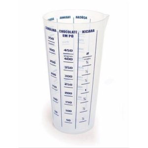 COPO TRANSPARENTE GRADUADO MEDIDOR em Pinhalzinho SP