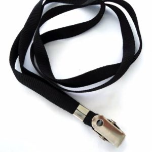 CORDAO PARA CRACHÁ COM PRESILHA PRETO