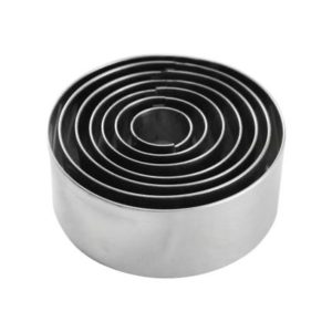 CORTADOR DE MASSA INOX *REDONDO   (JOGO 7 PECAS) em Pinhalzinho SP