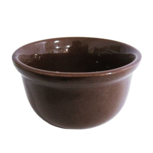 CUMBUCA PORCELANA MARRON N.40 - 18CM - 0950ML