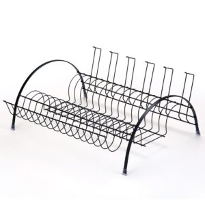 ESCORREDOR DE LOUCAS BLACK COM PORTA COPOS