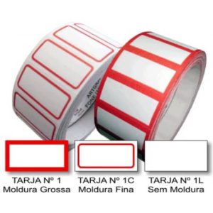 ETIQUETA 1L 23X12MM (RL COM1000) em Pinhalzinho SP