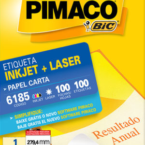 ETIQUETA PIMACO CR-6185 2794X2159 100 FOLHAS