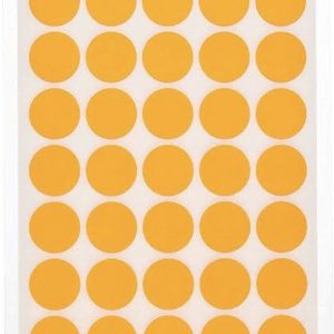 ETIQUETA REDONDA AMARELO 15MM (PCT COM210) (53313) em Pinhalzinho SP