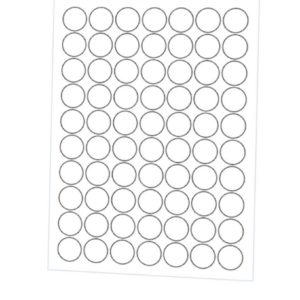ETIQUETA REDONDA TRANS   15MM (PCT COM210) (52525) em Pinhalzinho SP