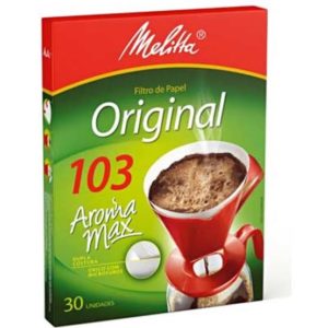 FILTRO DE PAPEL PARA CAFÉ 103 MELITTA ORIGINAL COM30 em Pinhalzinho SP