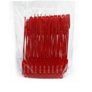 LACRE PARA MALOTE 16CM VERM (PCT COM100)(39681)