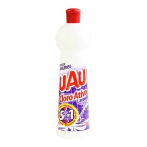 LIMPADOR MULTIUSO UAU 500ML CLORO ATIVO LAVANDA em Pinhalzinho SP
