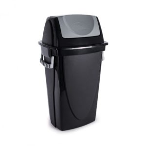 CESTO PARA LIXO COM TAMPA BASC ECOB 045 LTS  PR em Pinhalzinho SP