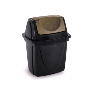 CESTO PARA LIXO COM TAMPA BASC ECOB 006 LTS  PR em Pinhalzinho SP