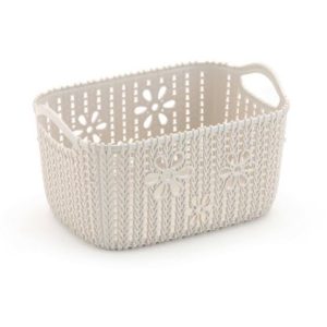 MONTE LIBANO - CESTA FLORAL AREIA 14LTS em Pinhalzinho SP