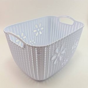 MONTE LIBANO - CESTA FLORAL BRANCA 7LTS