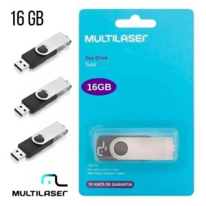 PEN DRIVE MULTILASER 16GB (37786) em Pinhalzinho SP