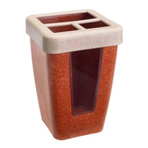 PORTA ESCOVA TERRAÇOTA 12CM em Pinhalzinho SP