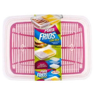 PORTA FRIOS COM TELA 18X24X5CM NITRON em Pinhalzinho SP