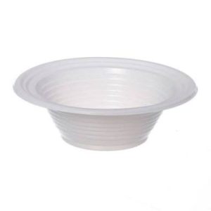 PRATO DE PLÁSTICO FUNDO N.12 COM10 BRANCO (CX COM100PCT)