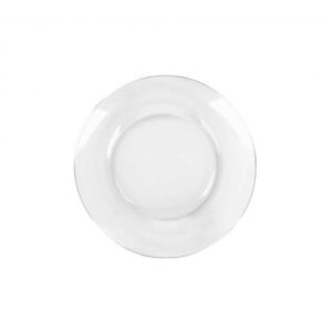 PRATO VIDRO CR RASO 19CM SOBRE ASTRAL