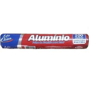 ROLO DE ALUMÍNIO LIFE G 30CNT X 100MTS