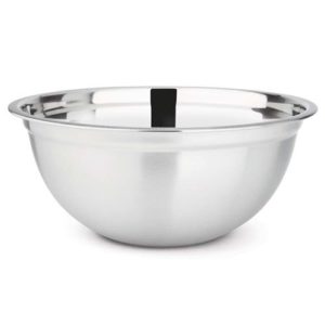 TIGELA DE INOX BOWL COM MEDIDOR 2,500 LTS