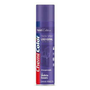TINTA SPRAY VIOLETA ESCURO  CHEMI COLOR em Pinhalzinho SP