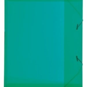 PASTA COM ABA PLÁSTICO 2CM VERDE DELLO